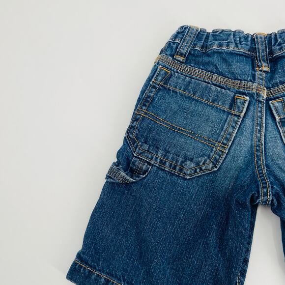 Old Navy Girls Cargo Jean Shorts Size 5 Adjustable Waist - Picture 4 of 8